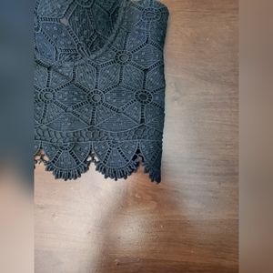 Textured Black Corset